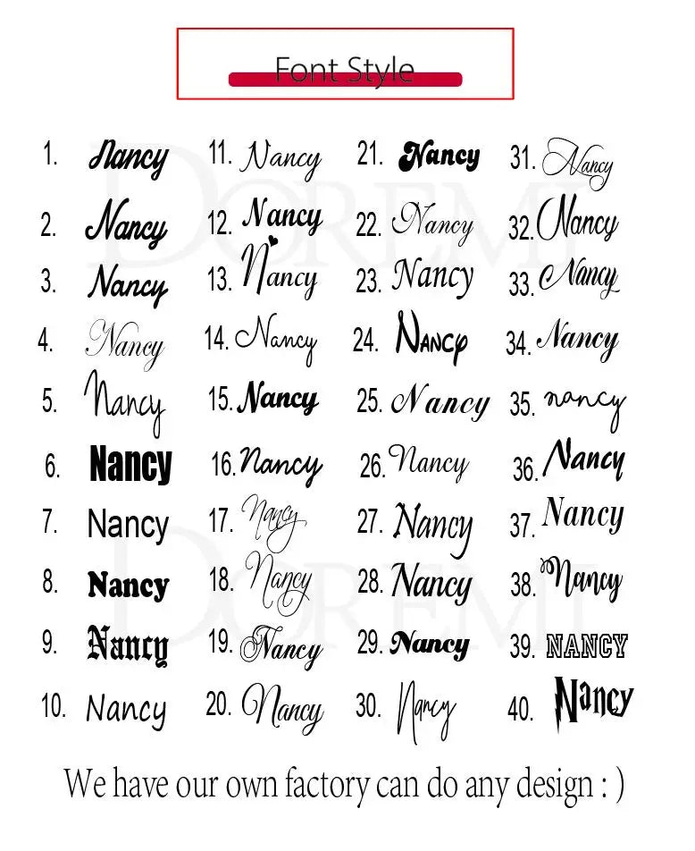 DOREMI 30-90mm Stainless Bamboo Custom Heart Shape Earrings