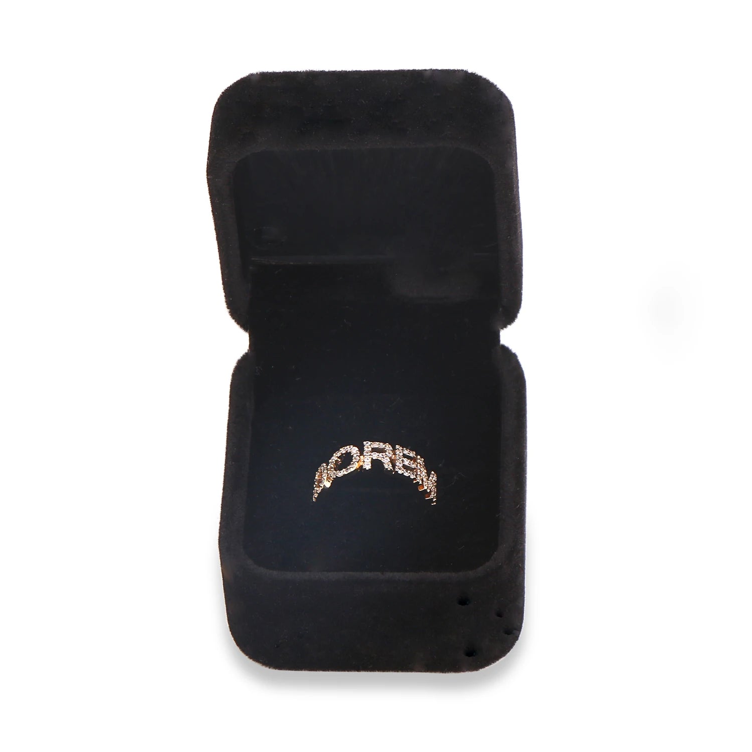 DOREMI Closed Ring Custom Name/Number Ring