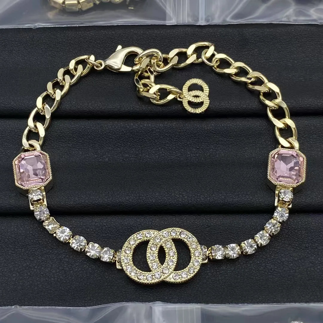2025 Classic Fashion Double-Letter Retro Bracelet