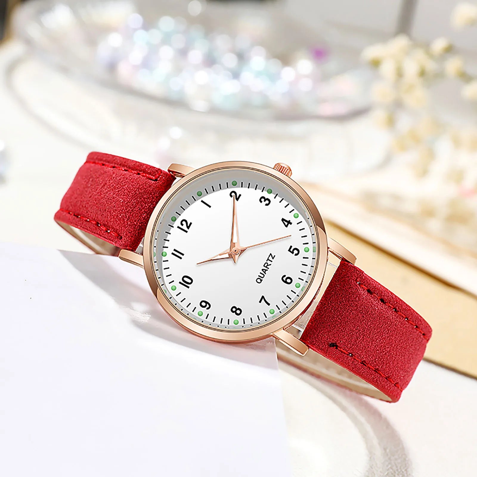 Reloj Mujer Fashion Watch For Women Leather Belt Watches
