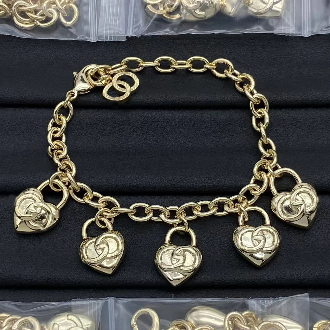 2025 Classic Fashion Double-Letter Retro Bracelet