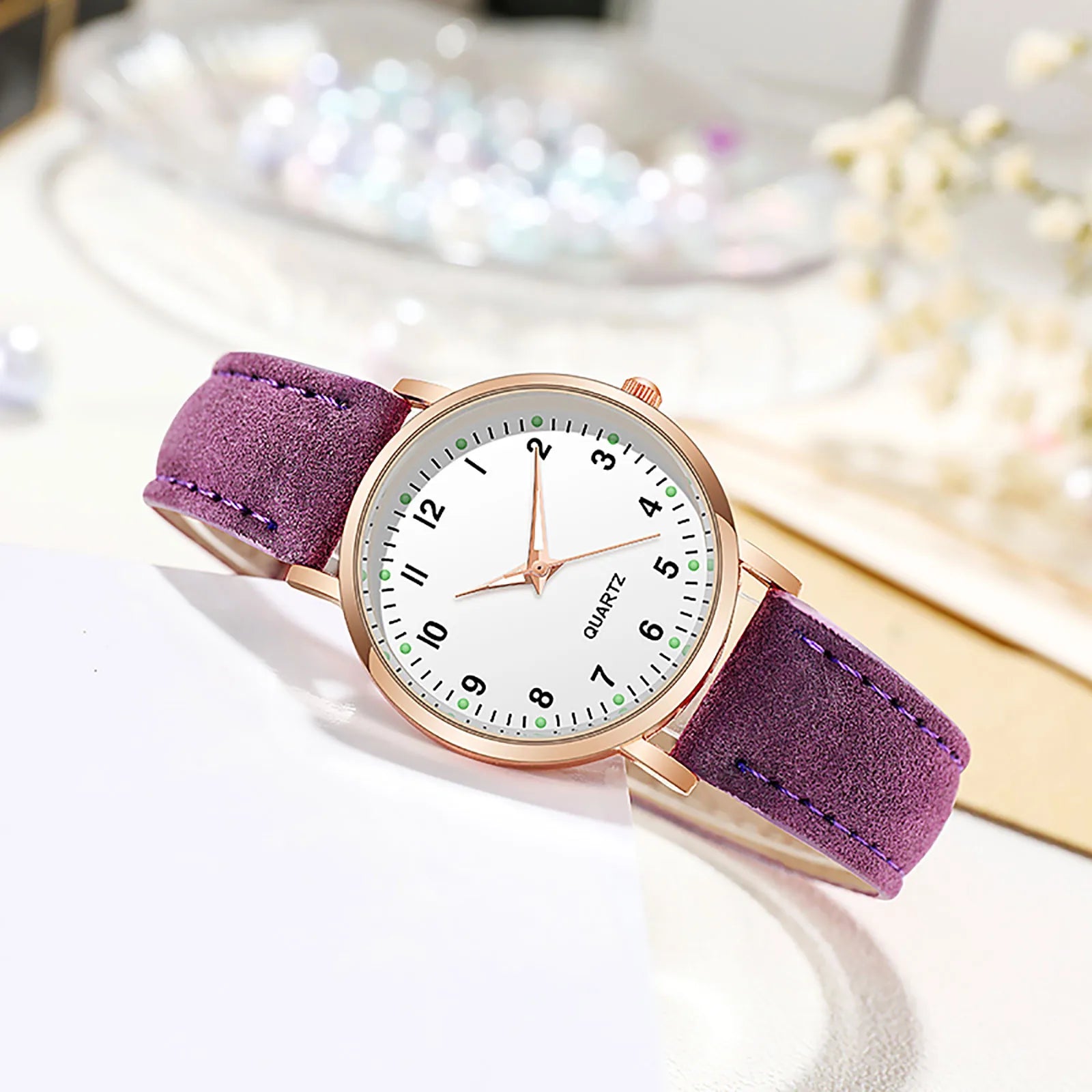 Reloj Mujer Fashion Watch For Women Leather Belt Watches