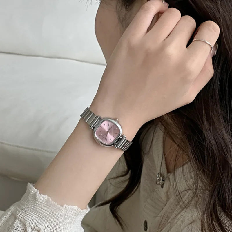 Brand Women Quartz Watch Adjustable Stainless Steel Strap