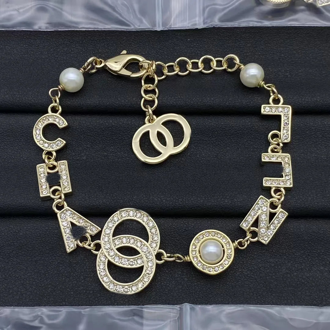 2025 Classic Fashion Double-Letter Retro Bracelet