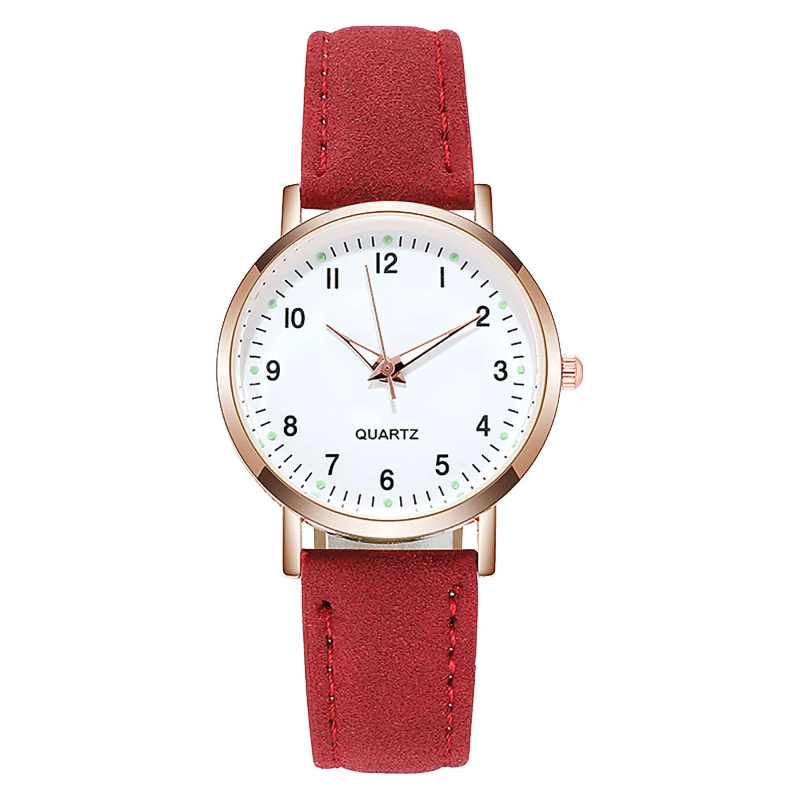 Reloj Mujer Fashion Watch For Women Leather Belt Watches