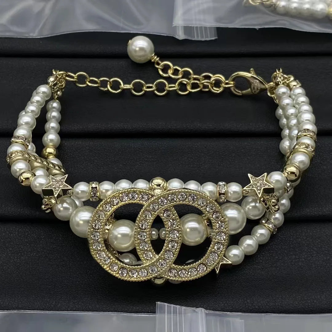 2025 Classic Fashion Double-Letter Retro Bracelet