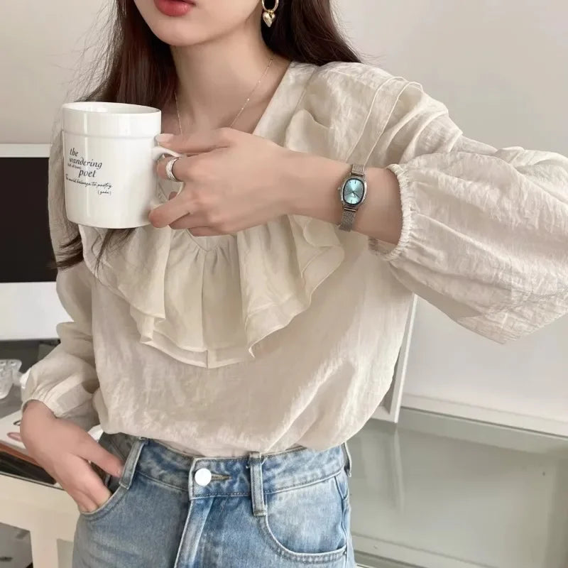 Small Oval Dial Green Watch Simple Stainless Steel