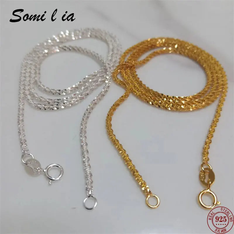 SOMILIA Fashion 18K Yellow Gold Necklace